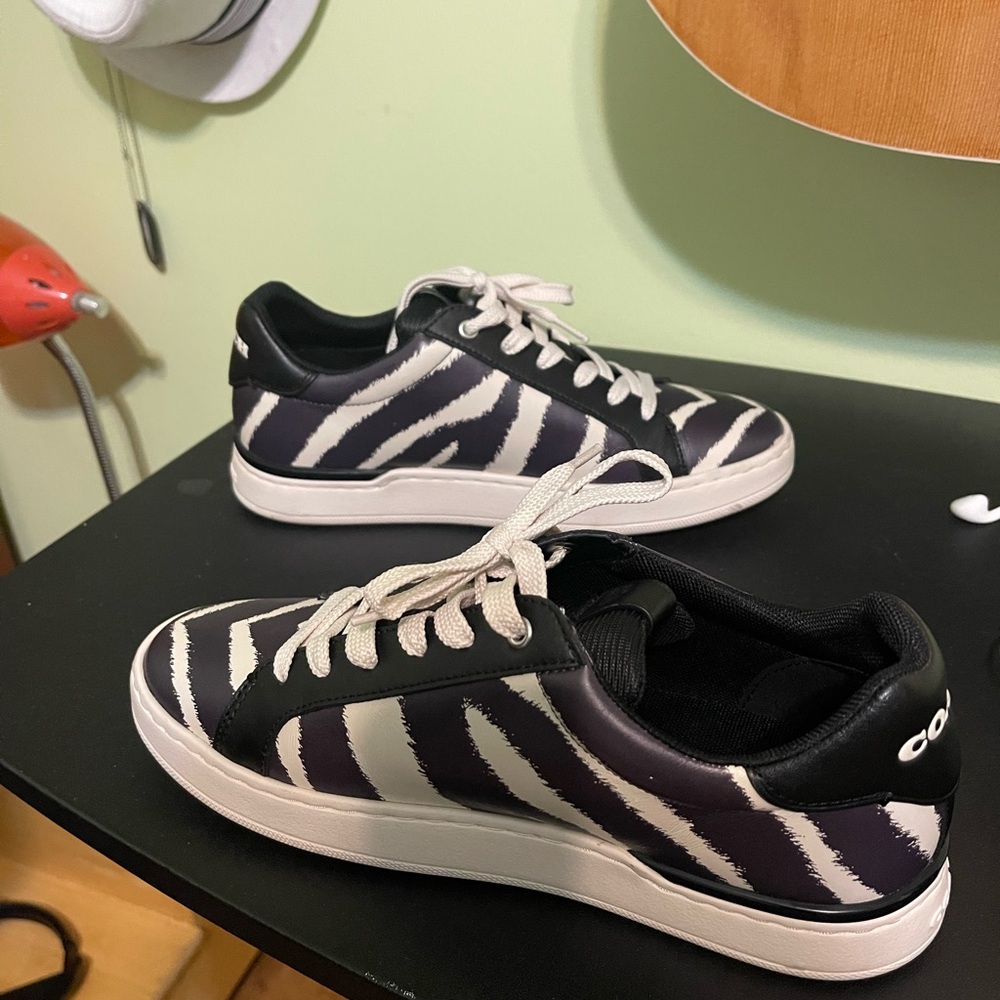 Coach Zebra Women's Sneakers - Picture 4 of 6